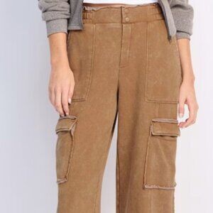 New without tags - Flag & Anthem - Dolly Vintage Washed Knit Cargo Pant, Size XL
